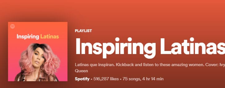 Inspiring latinas playlist