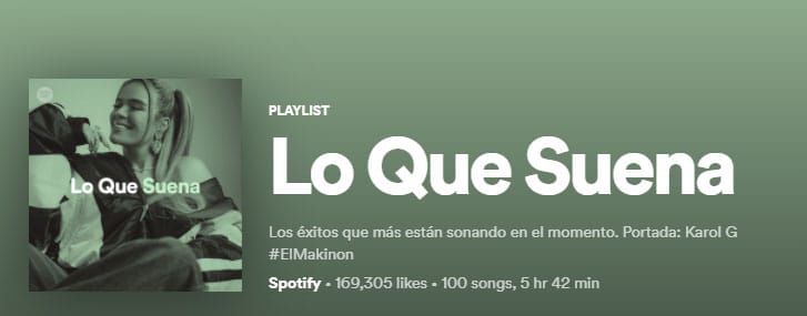 lo que suena playlist