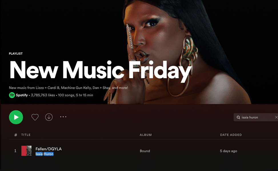 new music friday playlist