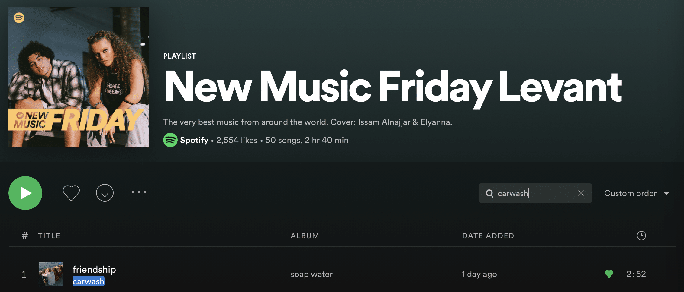 new music friday levant playlist