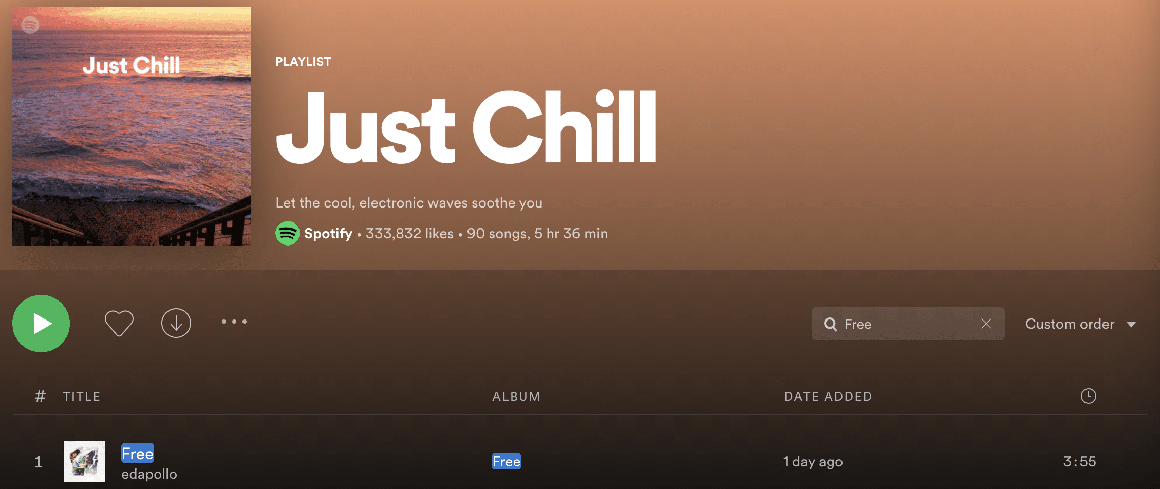 just chill playlist