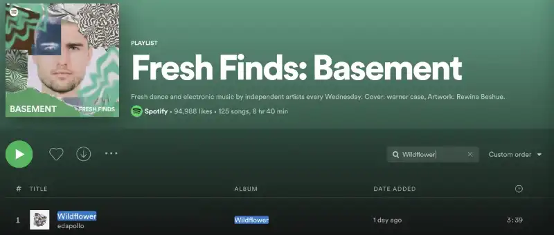 Fresh Finds Bplaylist