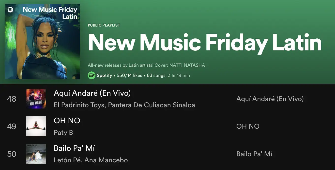 New music friday latin.